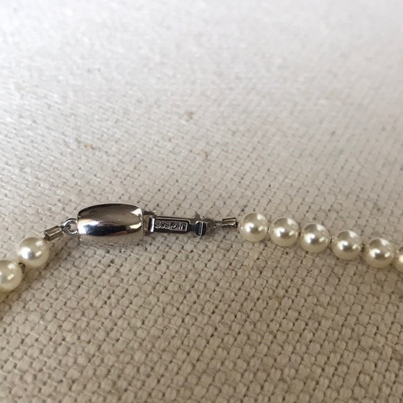 14k solid gold clasp w/genuine Swarovski crystals & Swarovski pearls - Picture 3 of 7